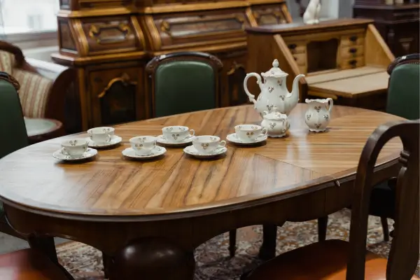 mesa de jantar vintage