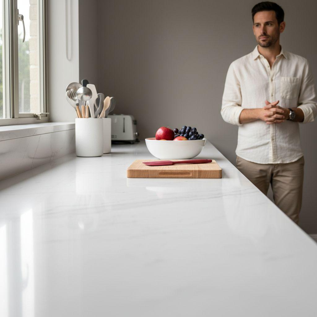 Bancadas claras para cozinhas amplas e organizadas: Guia prático