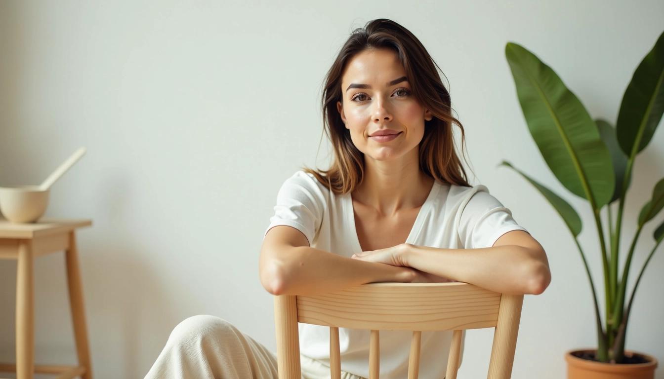 Móveis claros para decorações simples e funcionais