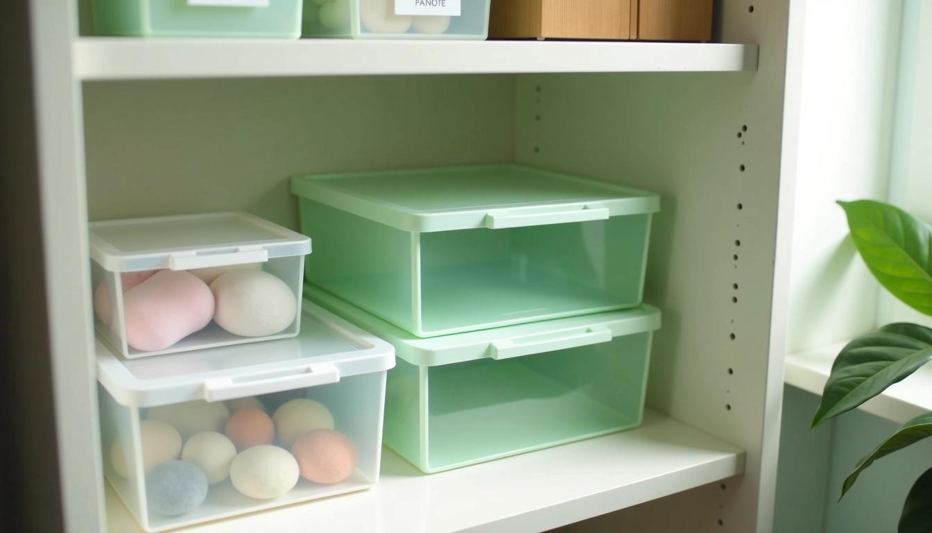 Organizar armários pequenos com caixas transparentes: guia prático