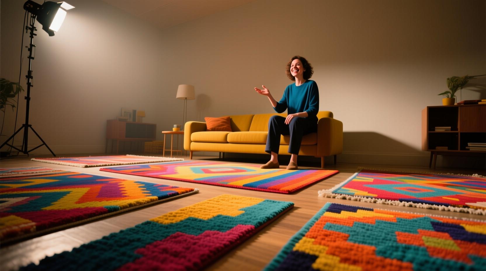 Tapetes colorido para sala: Guia prático e inspirador