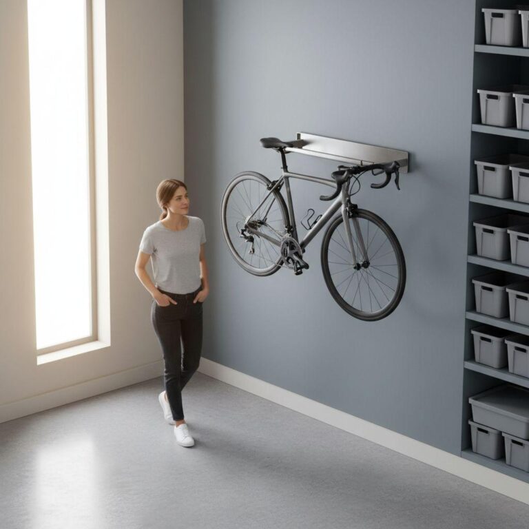 Suporte de Parede para Bicicleta em Aço — Solução para Garagem