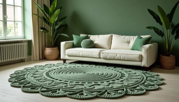 Tapete grande de crochê para sala: guia completo e prático