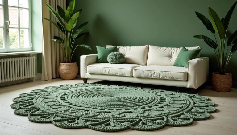 Tapete grande de crochê para sala: guia prático e completo